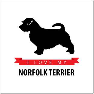 I Love My Norfolk Terrier Posters and Art